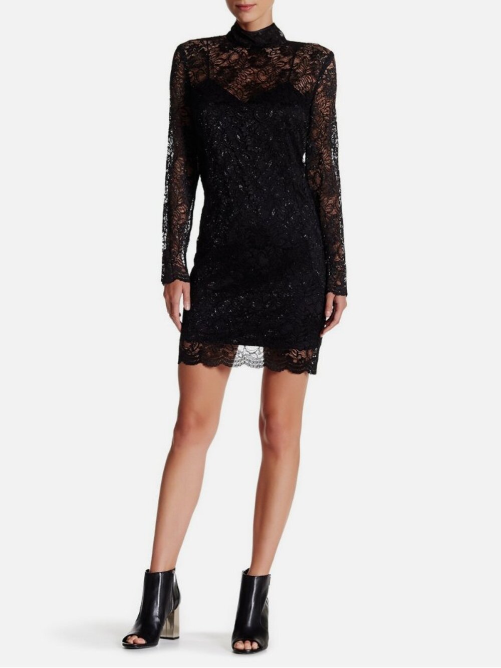 The Kooples Laminated Lace Dress